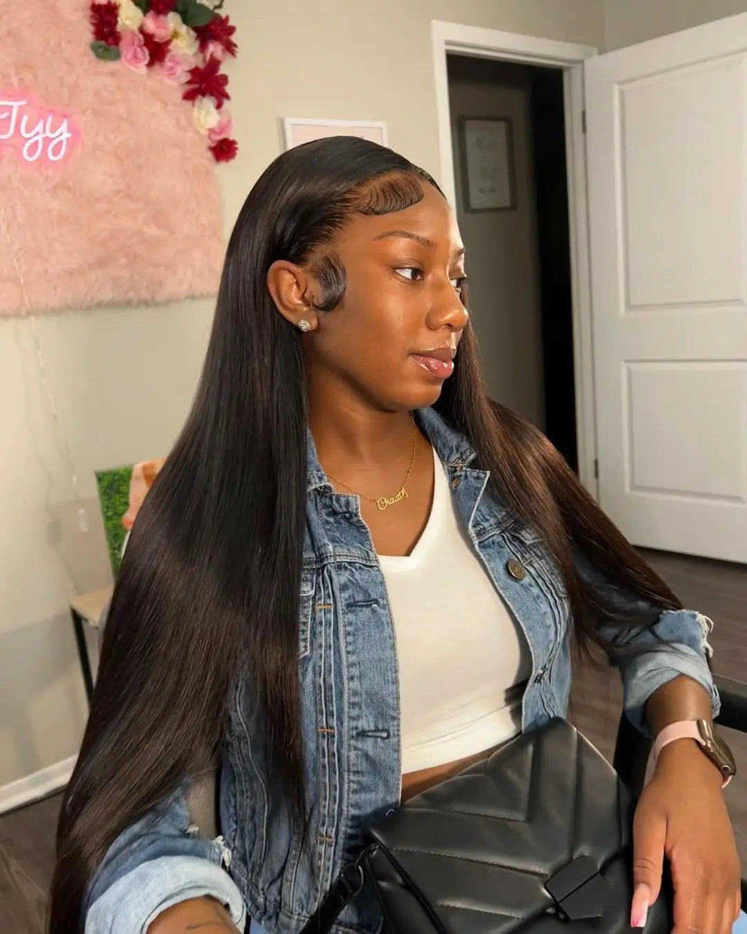  40 42 Inch Straight Human Hair Wigs 13x4 13X6 HD Lace Frontal Wig 300% Density Human Hair Remy Invisible Swiss Lace Wigs For Women