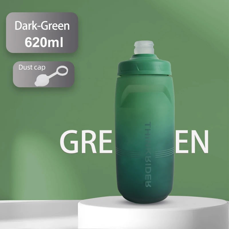 ThinkRider MTB Cycling Water Bottle – 620ml & 750ml Squeeze Sports Bottle
