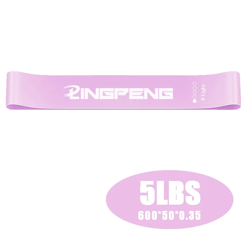 Resistance Exercise Loop Bands Set – 5 Levels for Women & Men Booty & Leg Training