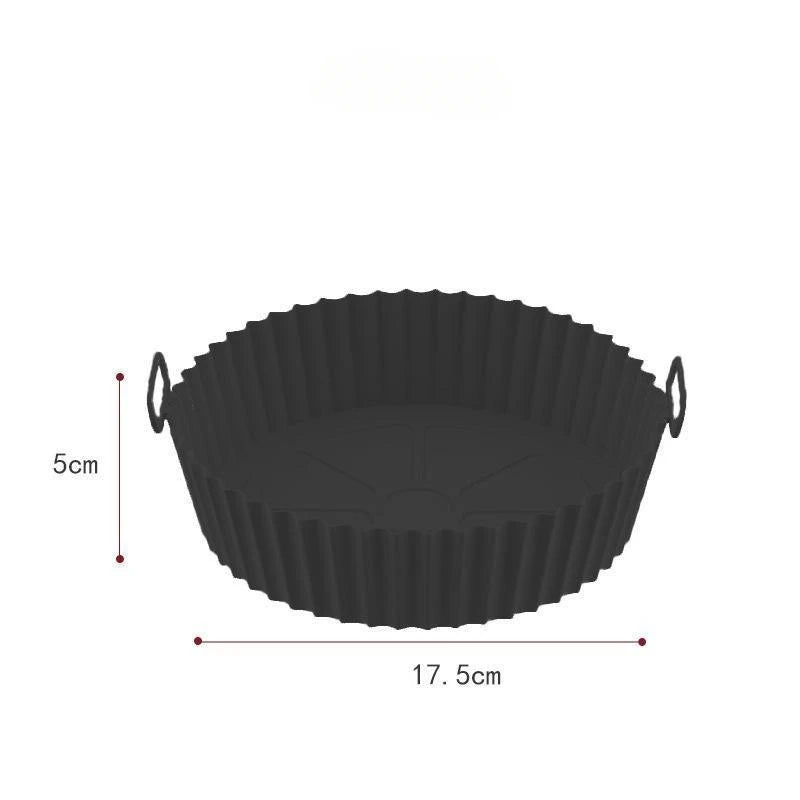 Reusable Silicone Air Fryer Liner – Non-Stick Food-Safe Basket Insert