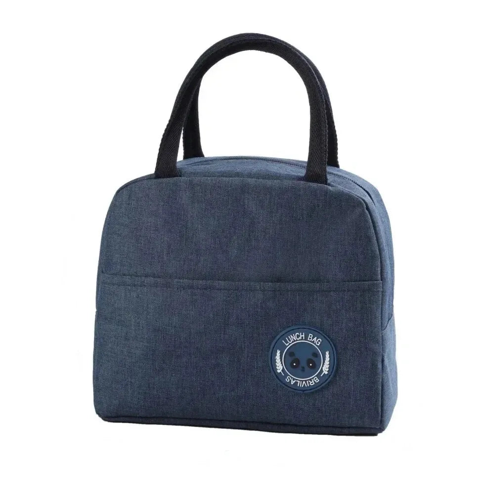 Aluminium Foil Insulated Lunch Bag – Thermal Bento Handbag for Students & Work