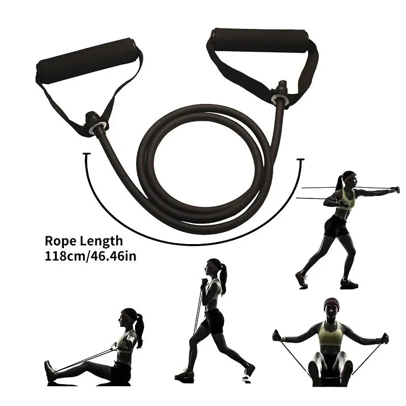 Resistance Bands with Handles – Workout Exercise Bands for Home Strength Training