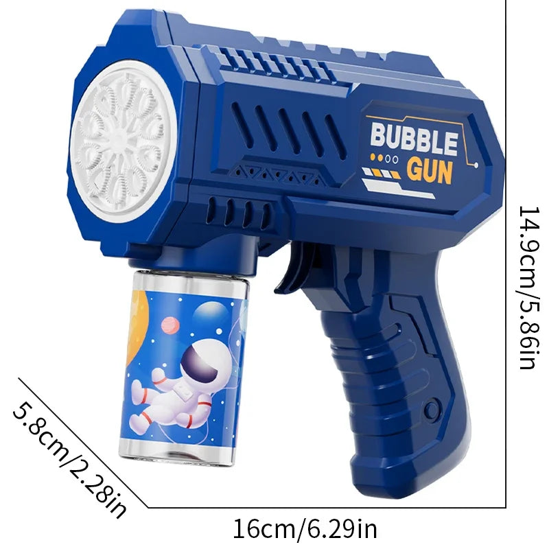 Automatic Bubble Gun — Rocket Bubble Machine for Kids & Outdoor Fun