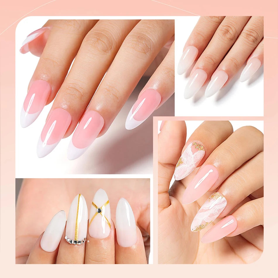 CHUNSHU Hema FREE Construction UV Gel 18ml Builder Nail Gel In A Bottle Semi Permanent Thick Rubber Base Gel Extension Nails Art