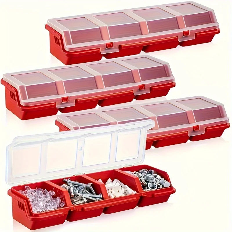 Multi-Compartment Parts Organiser Box – Screws, Jewellery & Small Items Storage