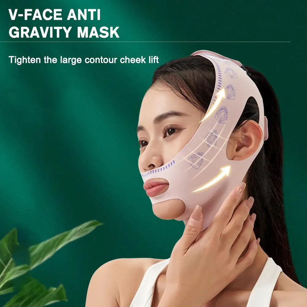 V-Line Face Sculpting Sleep Mask – Chin & Jawline Lifting Band