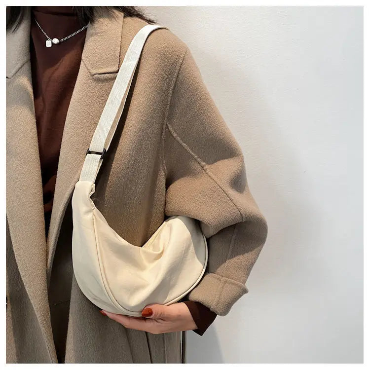 HOMEFISH  Casual Satchel Shoulder Bag Messenger Crossbody Sling Laptop Bookbag - Stylish Multifunctional Bag for Everyday Use