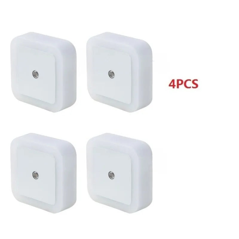 1/6PCS Wireless LED Night Light Sensor Light EU/UK Night lights Larger Aperture For Children Room Bedroom Decoration Lighting