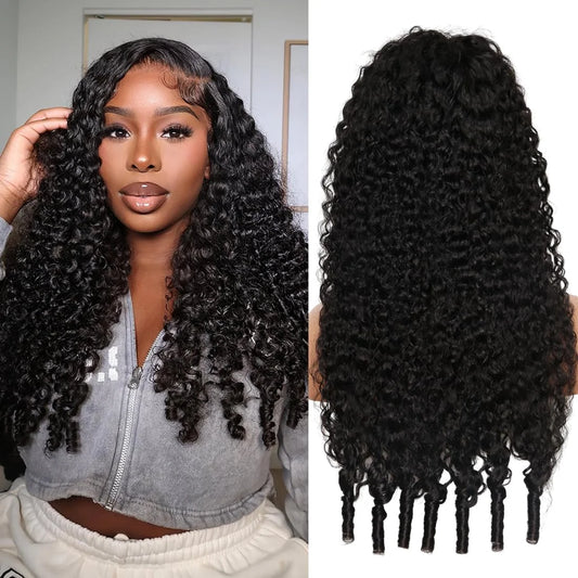 13x6 13x4 Burmese Curly HD Lace Front Human Hair Wig – 200% Density Pre-Plucked Virgin Hair