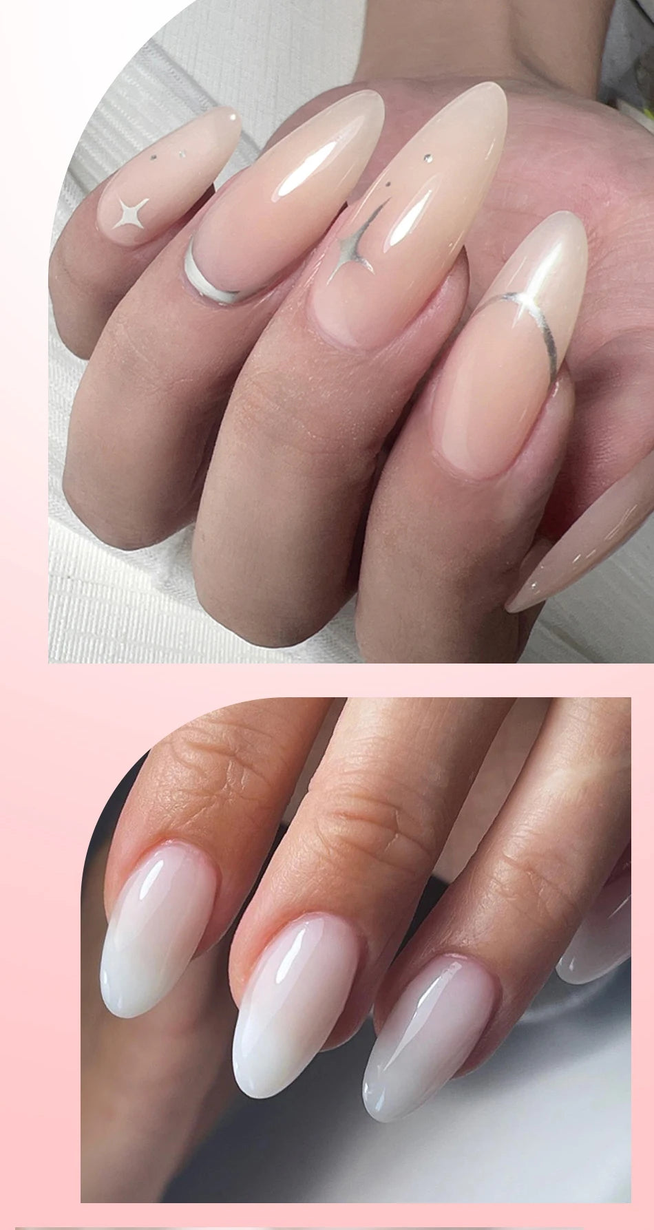 UR SUGAR 15ml Box Extension Nail Gel Jelly Pink White Clear UV Gel Hard Gel Extension Gel Nails Finger French Nail Art Manicure