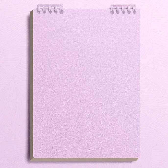 A5 60 Sheets Planner Thick Notebook Spiral Binding Loose-leaf Notebooks with Lines Pages for School Office Stationery Supplies