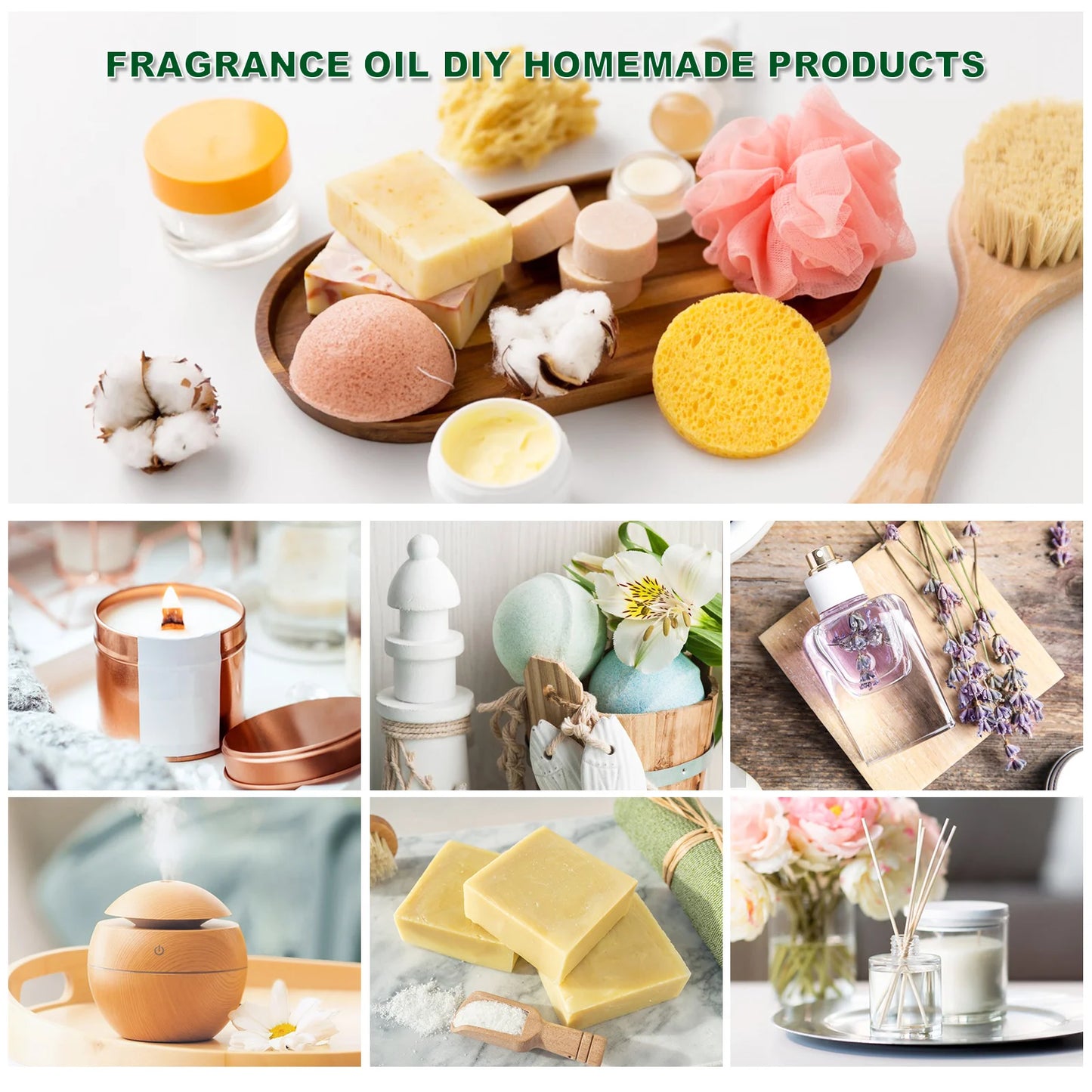 MAYJAM 35-Piece Essential Oil Set – Diffuser, Candle Making & Aromatherapy Gift Box