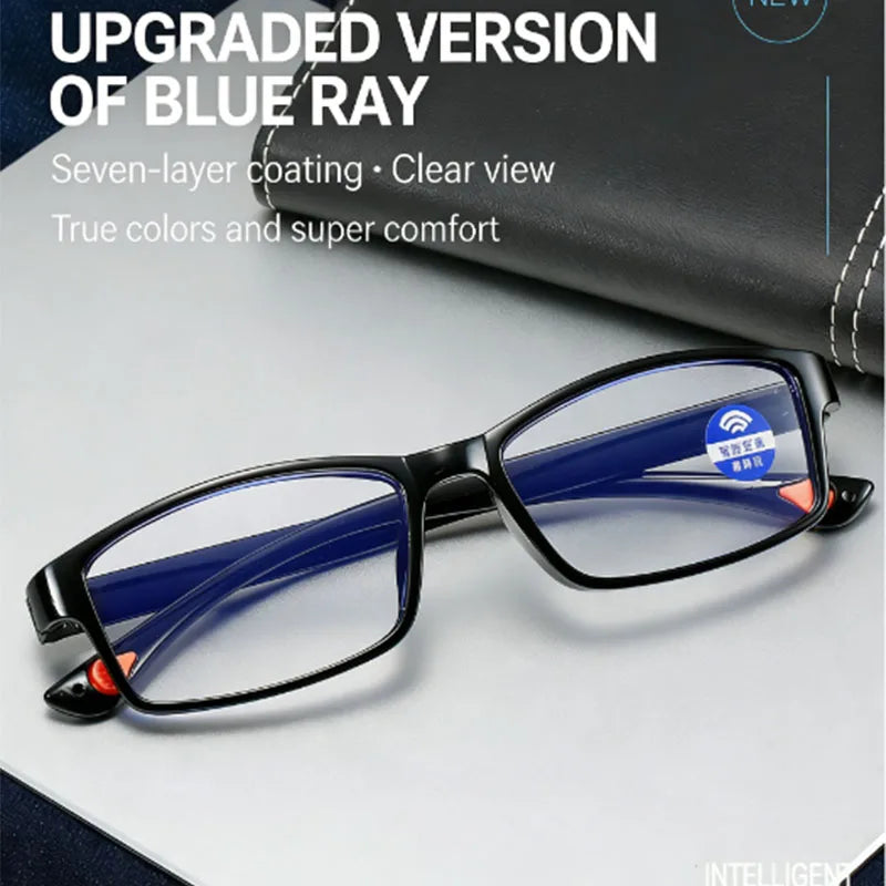 Classic HD Reading Glasses, Ultra-Light High Definition Anti-Blue Light Eyewear for Daily Use Lightweigh and Durable