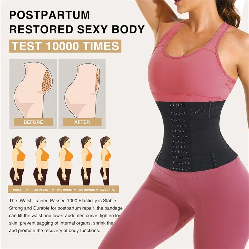 Women's Waist Trainer Shapewear Belt – Tummy Control Slimming Sheath Corset