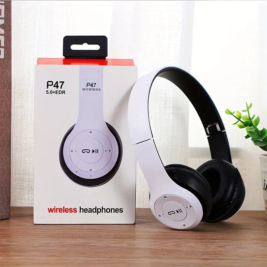 P47 Bluetooth 5.0 Foldable Stereo Wireless Gaming Headset