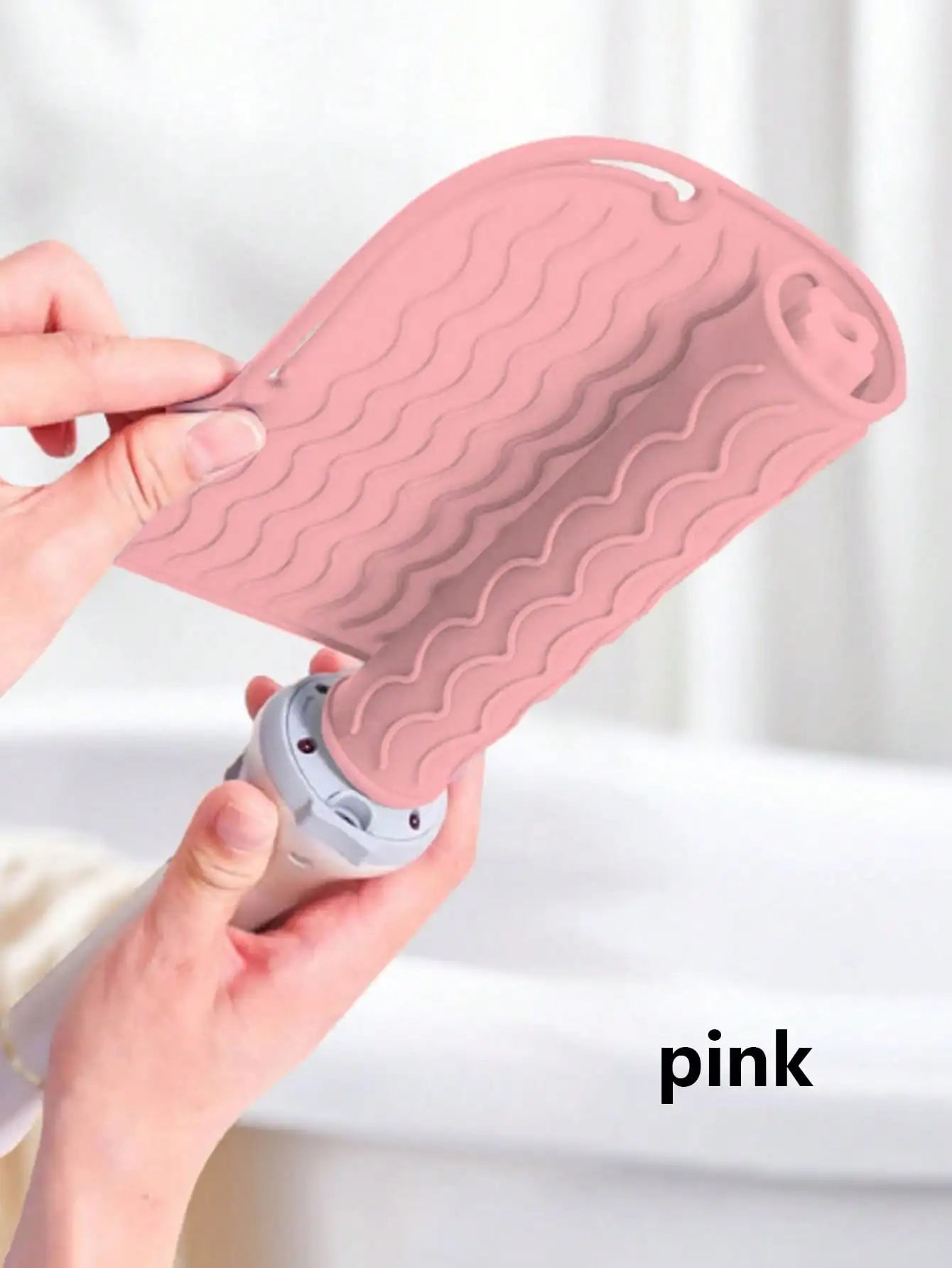 Heat-Resistant Silicone Mat for Hair Tools – Flat Iron, Curler & Straightener Pad