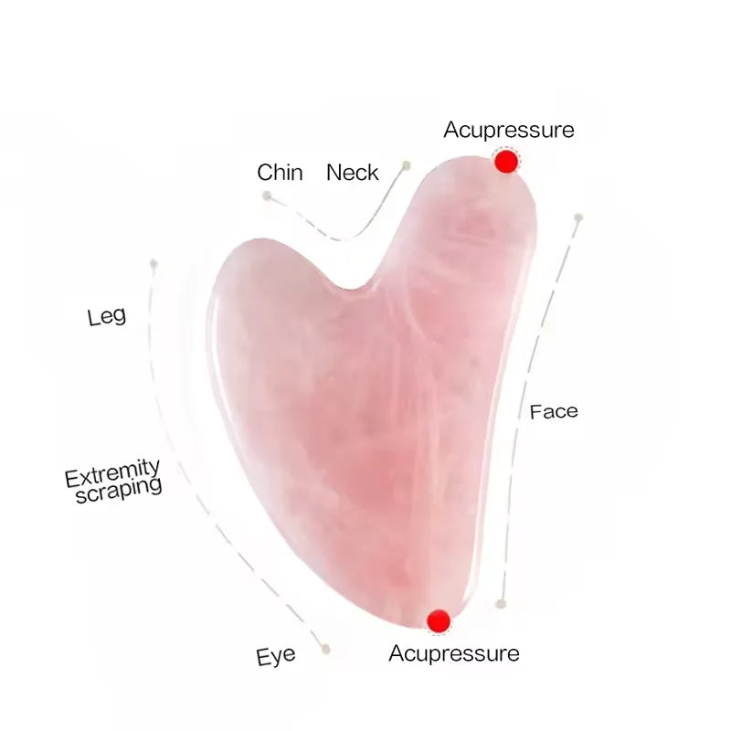 Jade Face Gua Sha Scraping Tool – Facial Massage for Skin Firming & SPA Care