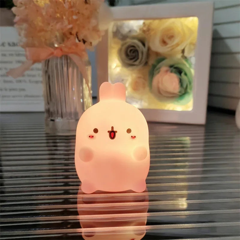 Rabbit Night Light – LED Bedside Table Lamp for Bedroom Décor & Atmosphere