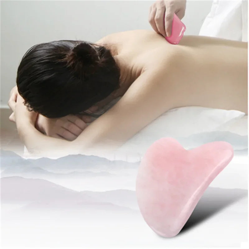 Jade Face Gua Sha Scraping Tool – Facial Massage for Skin Firming & SPA Care