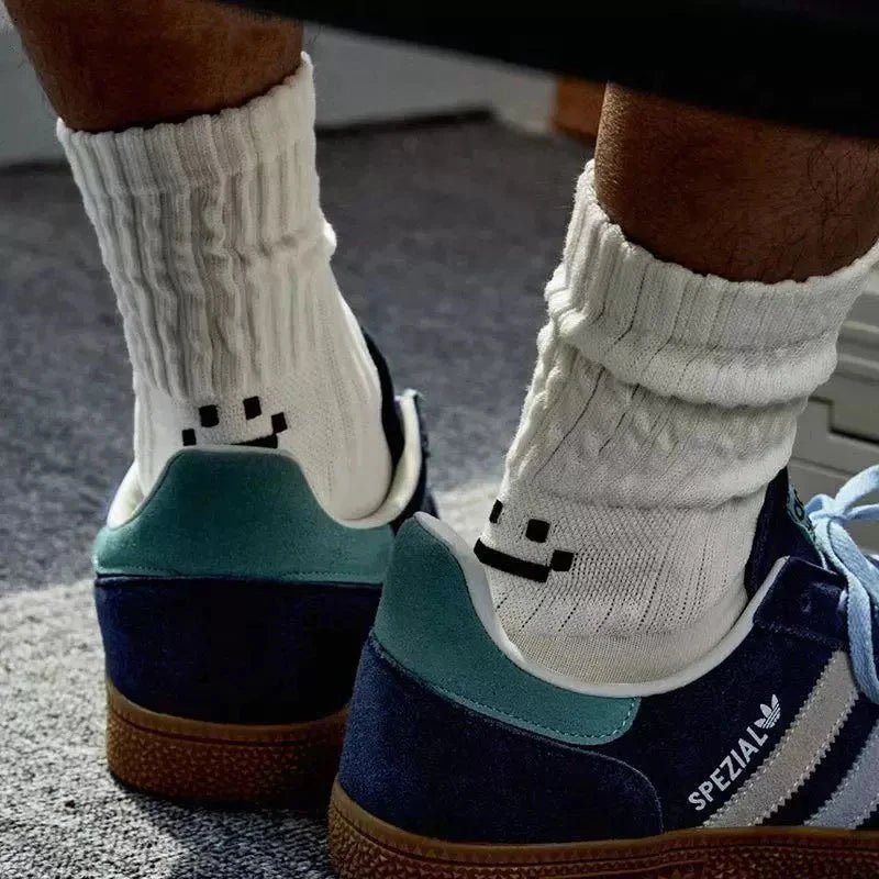 4 Pairs Men's Cotton Work Socks Cushioned Long Running Breathable Ankle Crew Socks  Casual Socks for Men Cycling socks