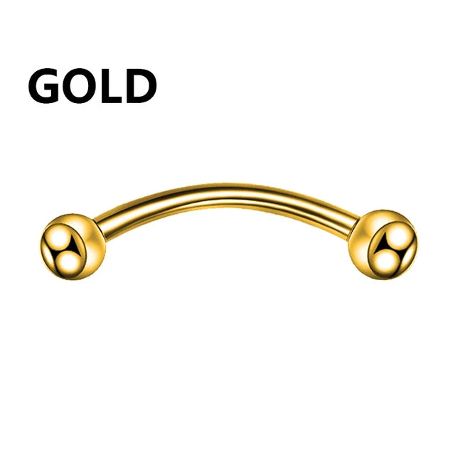 1PC metal Horseshoe Fake Nose Ring C Clip Septum Lip stainless steel Real Piercing Nose Rings Hoop For Women Men Jewelry