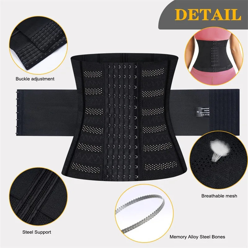 Women's Waist Trainer Shapewear Belt – Tummy Control Slimming Sheath Corset