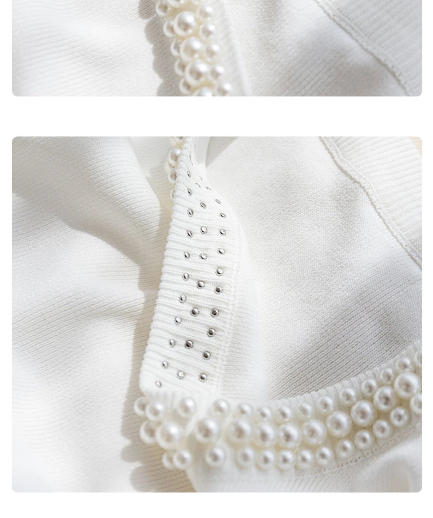 Korean Knitted Beaded Sleeveless Vest Top – Women's Casual Summer Fashion