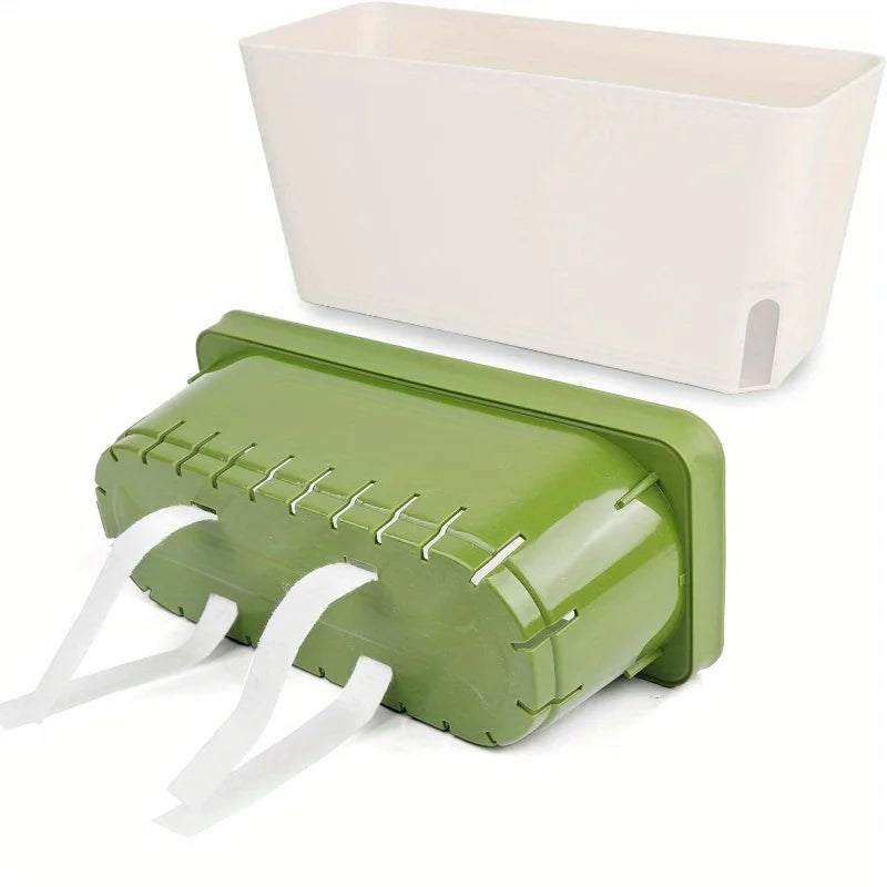 Self-Watering Windowsill Herb Planter Kit – Indoor Garden Set with Water Level Indicator