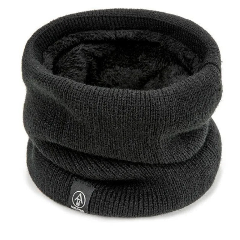 Fashion Women Knitted Scarf Solid Cashmer Like Winter RIDE Scarves Lady Warm Thick Unisex Men Neck Scarfs Ring