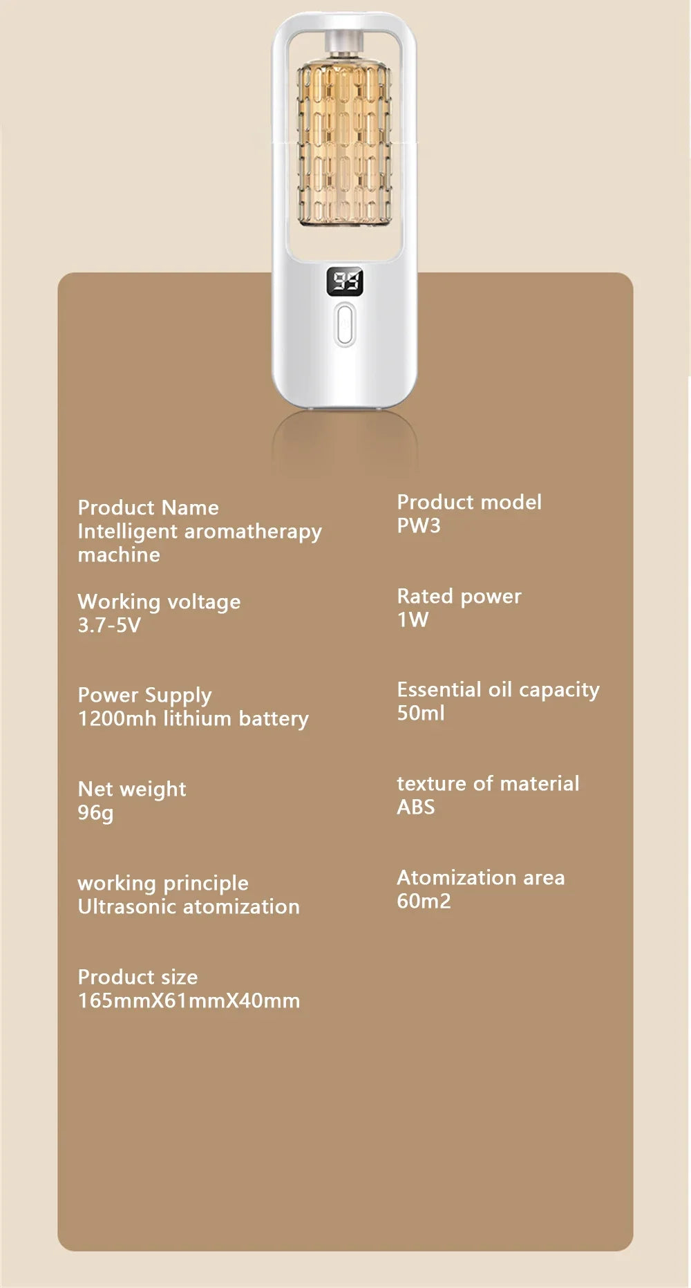 Aroma Diffuser Humidifier – Fragrance Essential Oil Aromatherapy Machine for Home & Hotel
