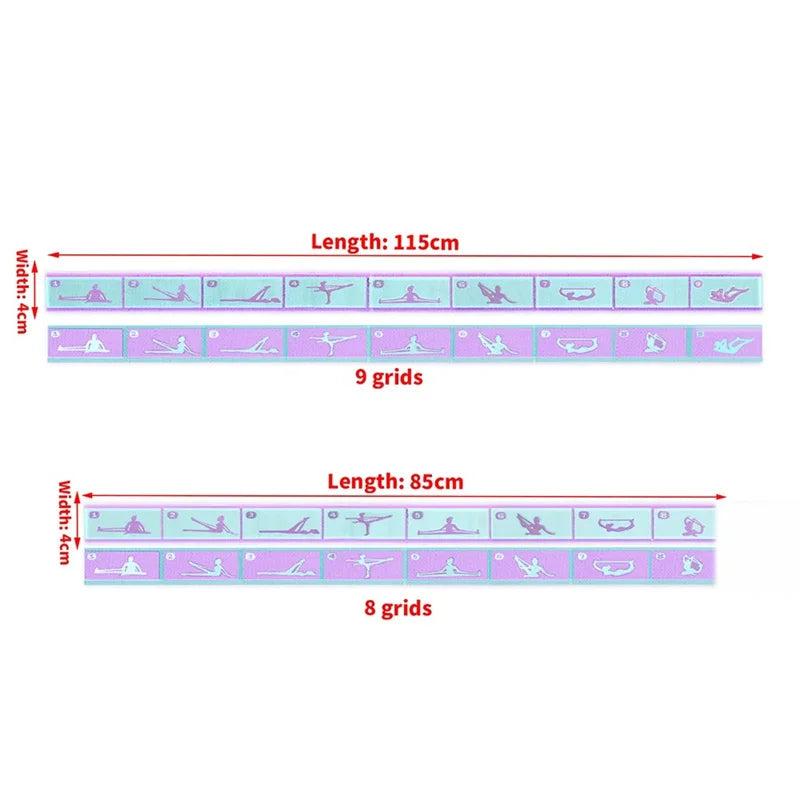Elastic Yoga Resistance Band – Stretching & Pilates Pull Belt for Flexibility