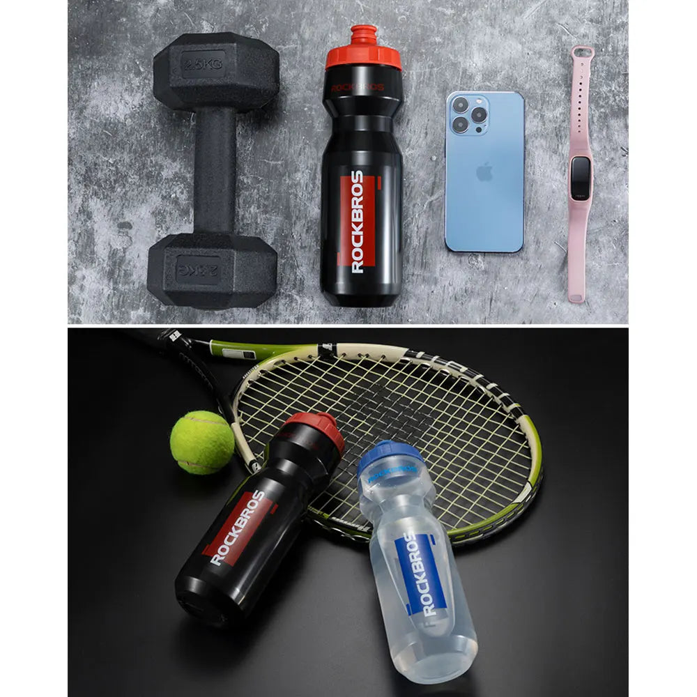 ROCKBROS Cycling Water Bottle & Cage Set – 750ml BPA-Free Sports Bottle