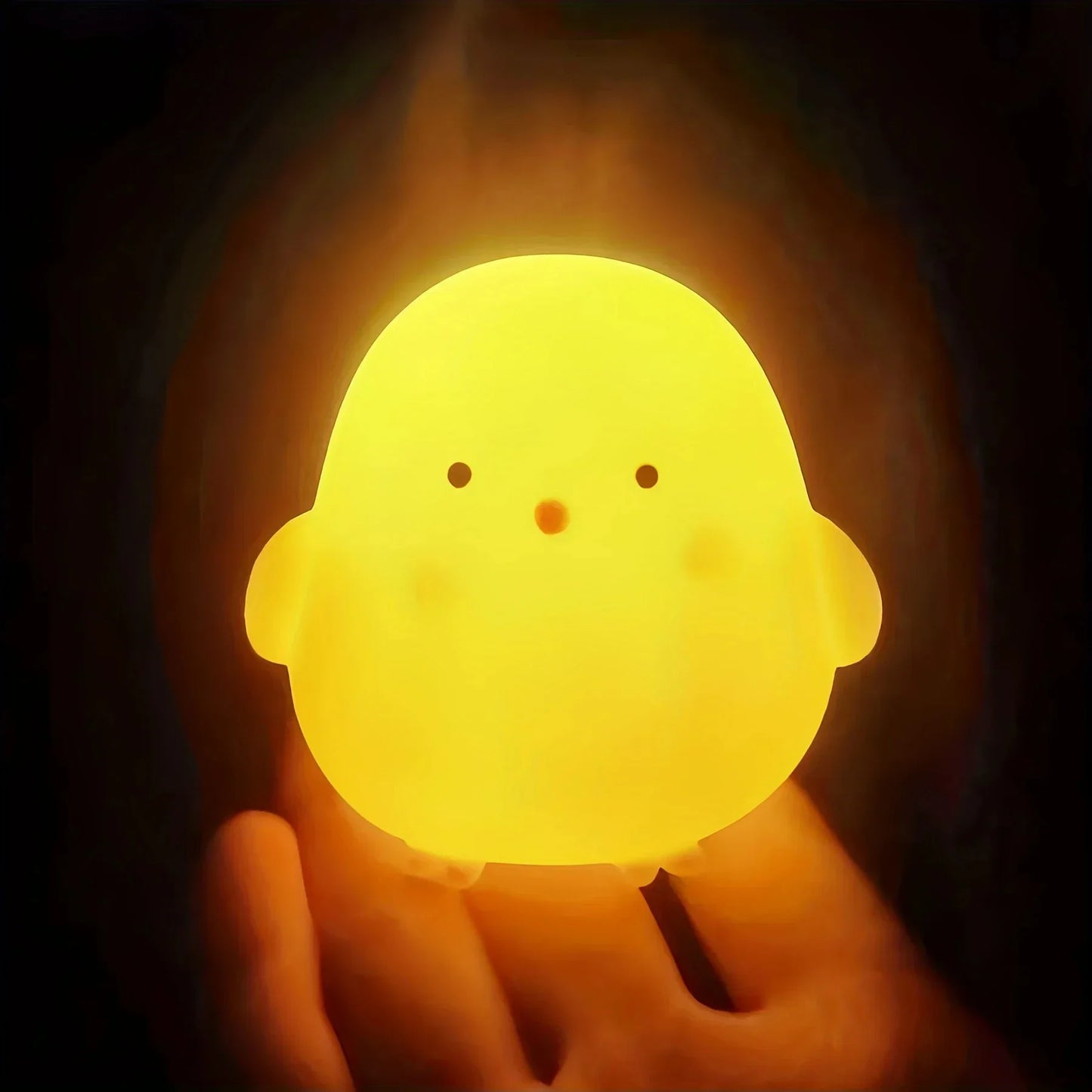 Cute Duck Night Light – Cartoon LED Bedside Sleeping Lamp for Kids & Bedroom Décor