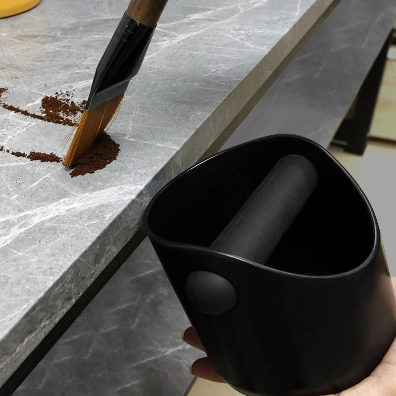 Espresso Knock Box – Anti-Slip Coffee Grounds Dump Bin for Baristas