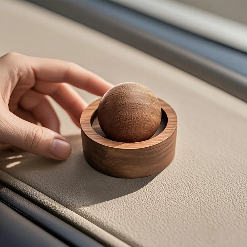 Mini Wooden Car & Home Essential Oil Diffuser – Natural Fragrance for Bedroom & Bathroom