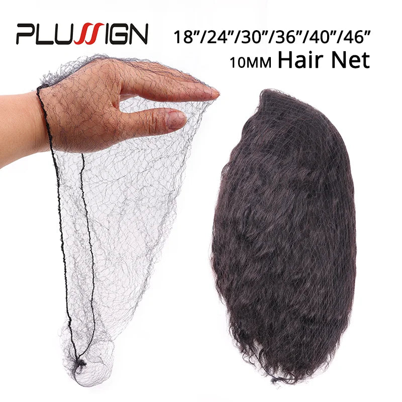20Pcs Durable Nylon Hair Net For Bun Hair Hair style Tool Black Beige Brown 5Mm Hair Net For Wigs Mesh Hair Styling Hairnets