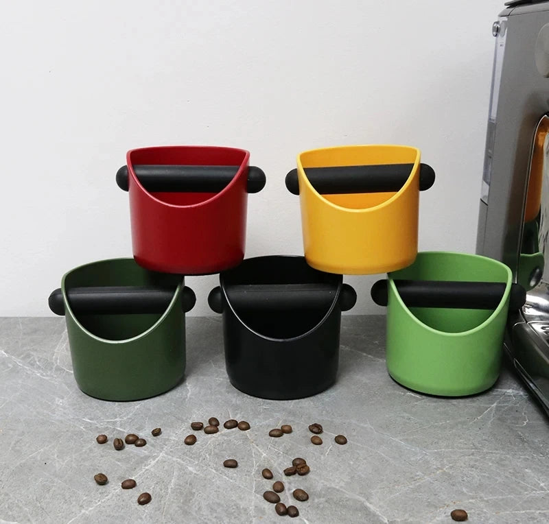 Espresso Knock Box – Anti-Slip Coffee Grounds Dump Bin for Baristas