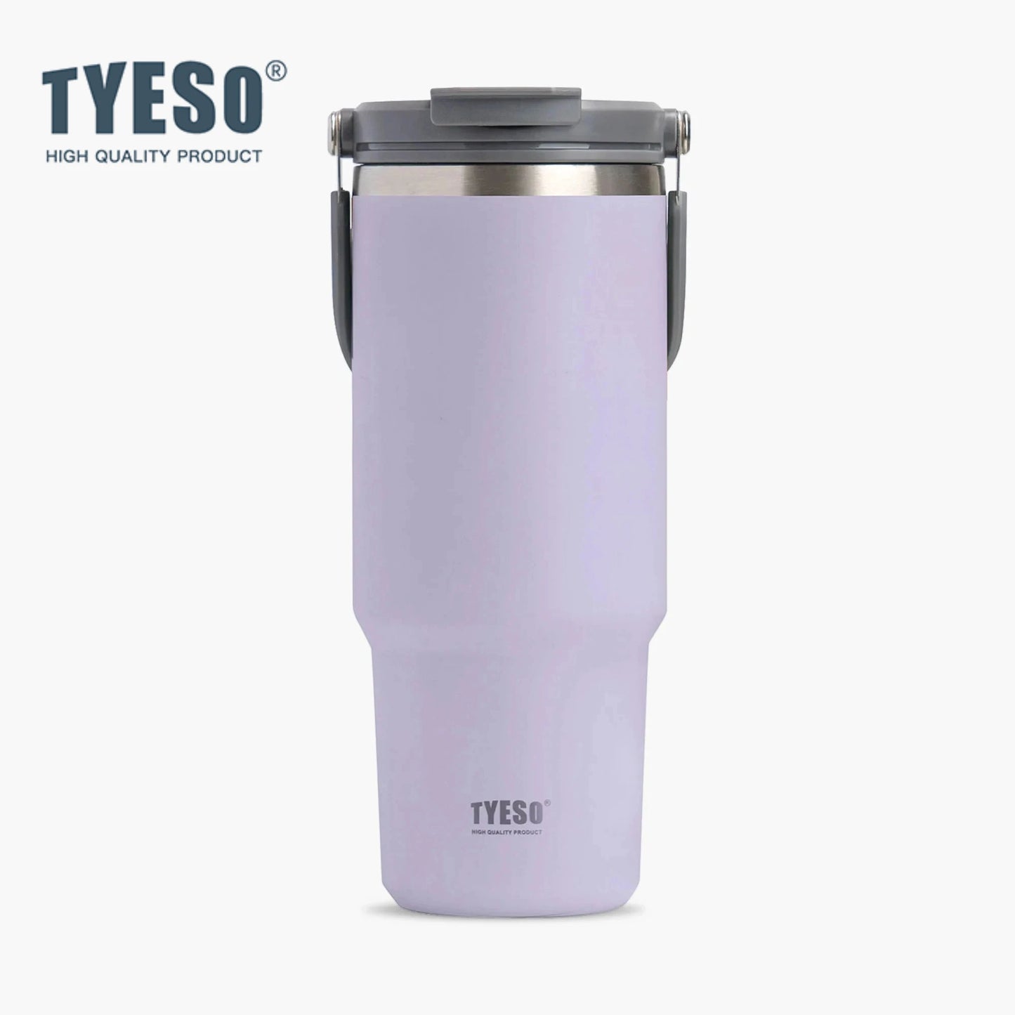 Tyeso 900ML Travel Mug Vacuum Cup Stainless Steel Coffee Cup Cold Hot Double-layer Insulated Cup Tumbler Thermo Water Bottle Car