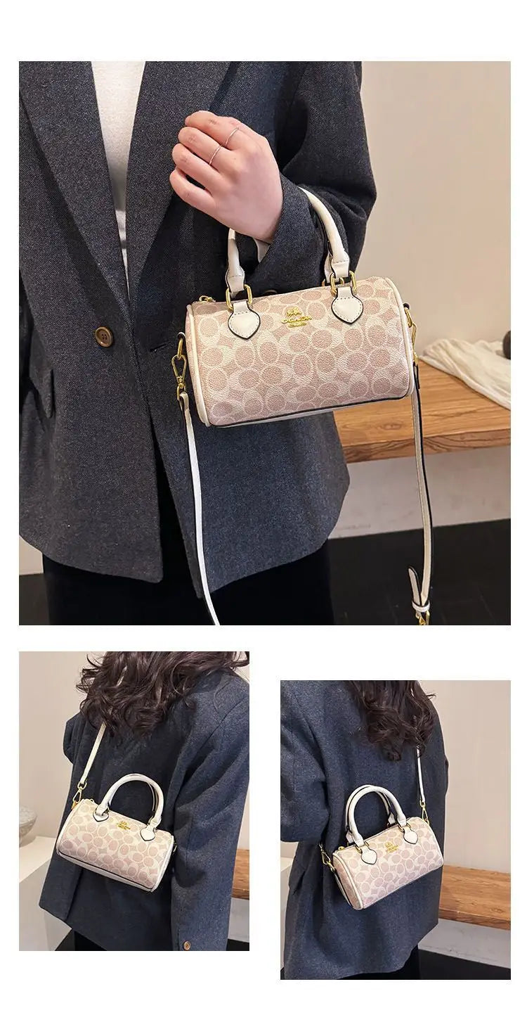 Latest trendy ladies' light luxury retro high-end versatile handbag, single shoulder crossbody bag, mini classic pillow bag