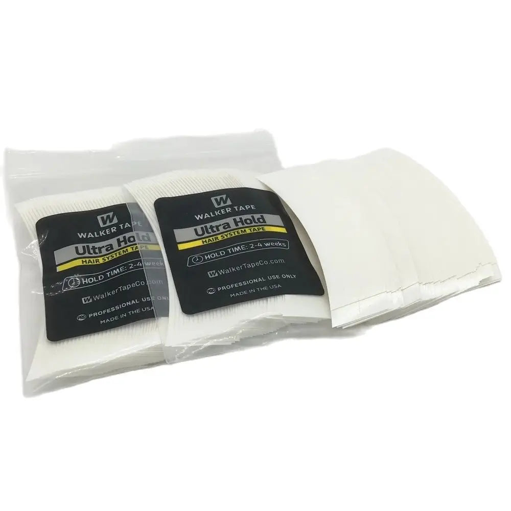 36 pcs 7.6 cm* 2.2 cm White Ultra hold tape lace front tape arc double sided Tape for toupee wig adhesive