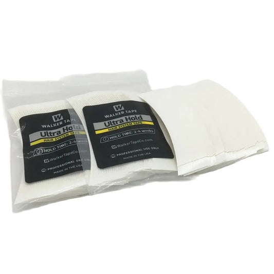 36-Pack White Ultra Hold Double-Sided Lace Front Tape – Arc Strips for Toupee & Wig