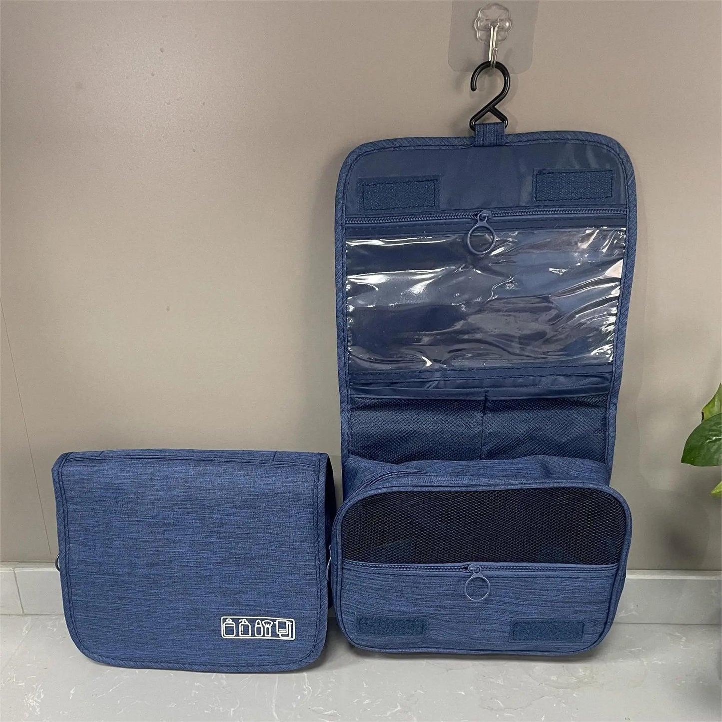 Homefish Wall-Mounted Travel Personal Hygiene Bag Cosmetics and Bathroom Supplies Packs