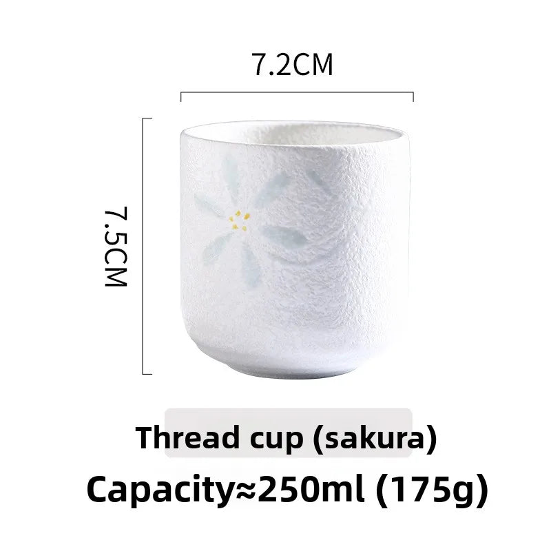 Japanese Ceramic Coffee & Matcha Stacking Cups – Stackable Sake & Water Cups