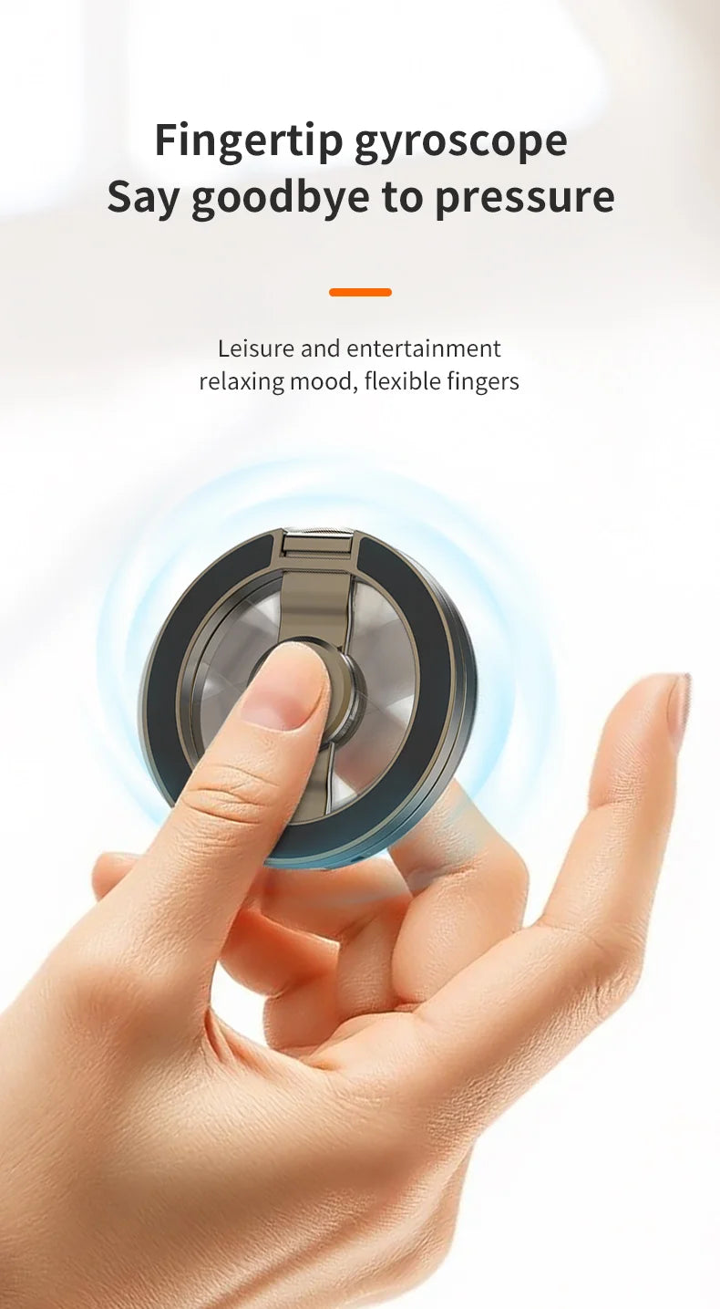 MagSafe Foldable 360° Rotating Phone Holder – Double-Sided Magnetic Grip Stand for iPhone