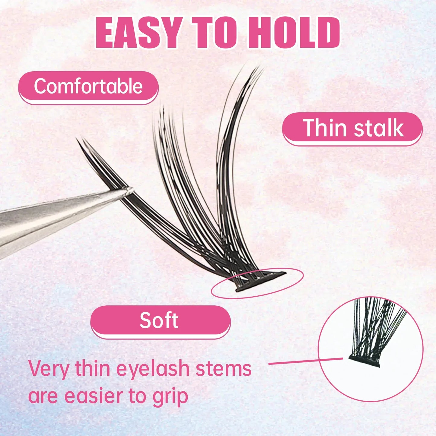 DIY Wimpers Extension Kit Wimpers 200 Stuks Clusters Wimpers Bond en Seal Make-up Tools voor Wimpers Lijmen Lijm Accessoires