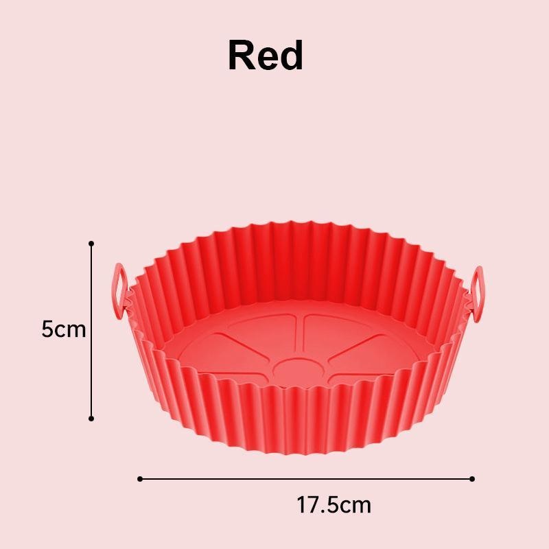 Reusable Silicone Air Fryer Liner – Non-Stick Food-Safe Basket Insert