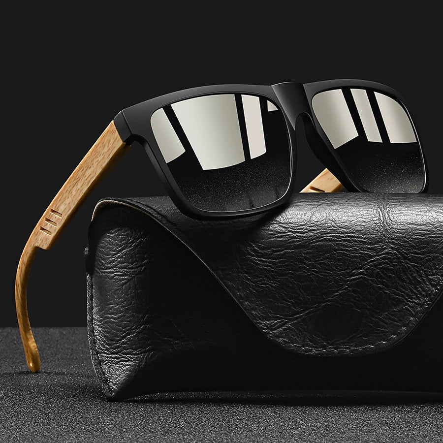 Vintage Square Frame Polarized Sunglasses – UV400 Fashion Eyewear for Men & Women