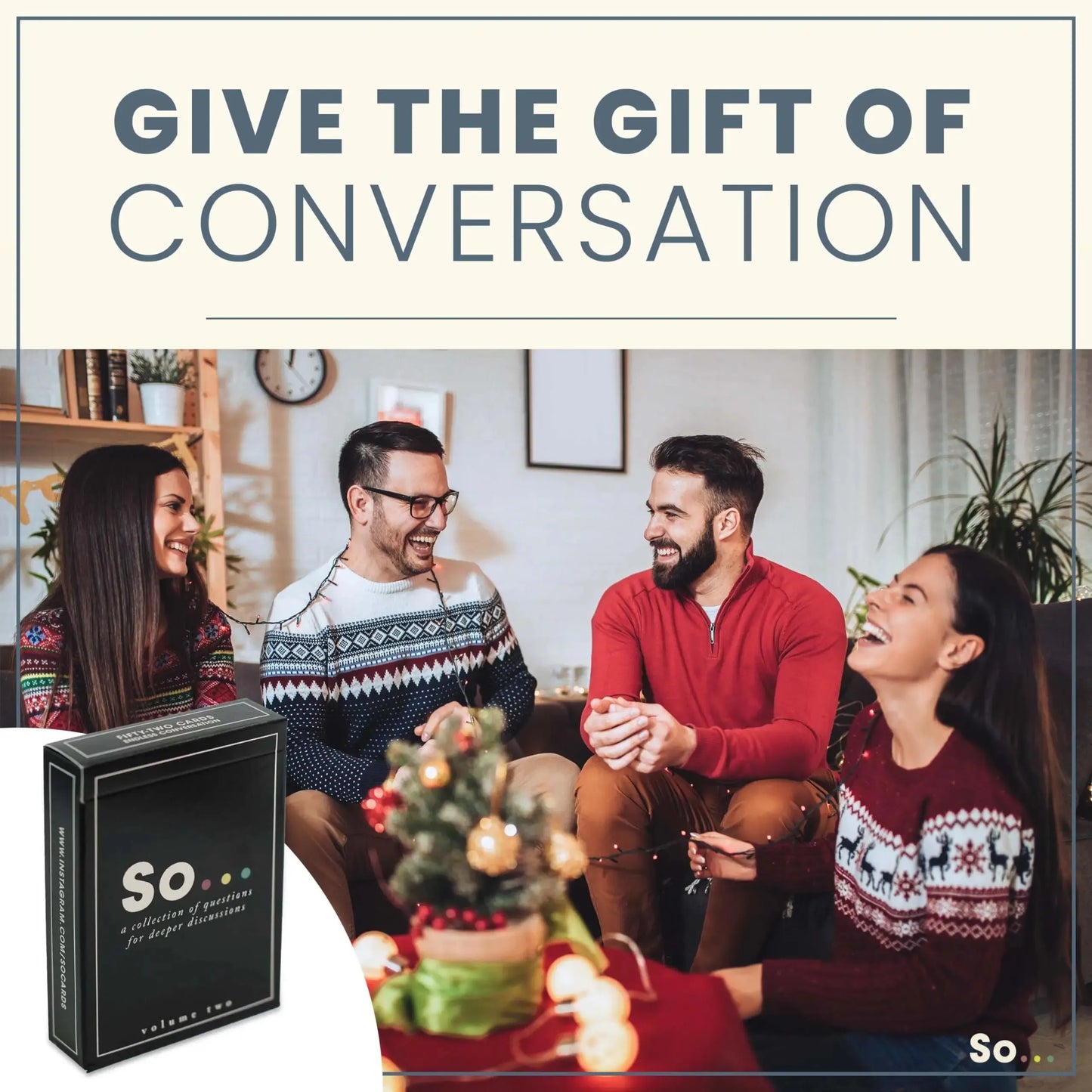 Conversation Starter Card Game – Adults, Families & Couples Party Deck