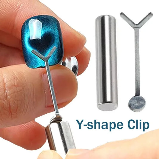 LINMANDA Cat Eye Magnetic Nail Art Kit – Heart-Shaped Portable Gel Nail Magnets
