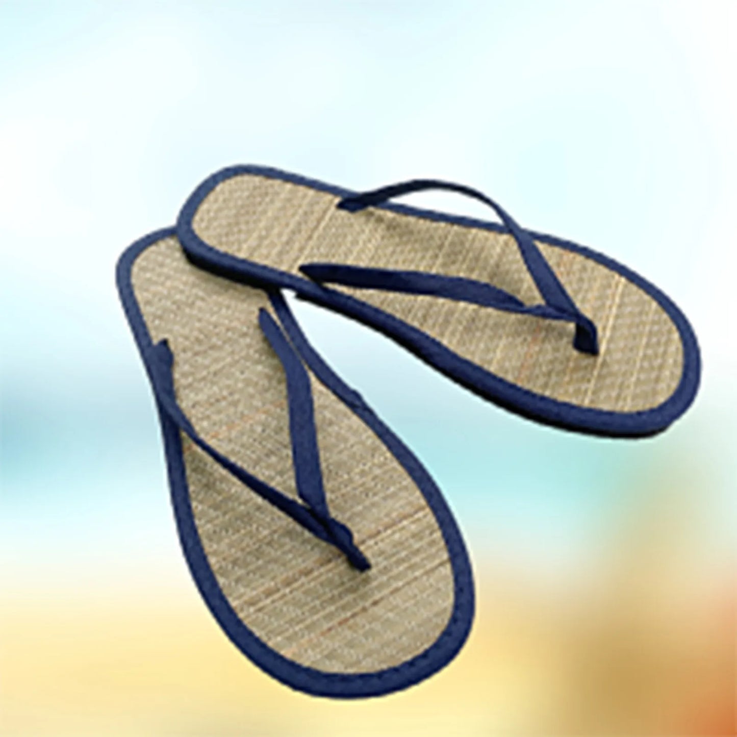 2023 Women Flat Flip-flops Slippers Comfortable Non-slip Sandals Bamboo Rattan Flip Flop Home Bathroom Fashion Slippers Zapatos